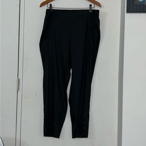 J. Jill Linen Stretch Black Cropped Pants Size 1X NWT